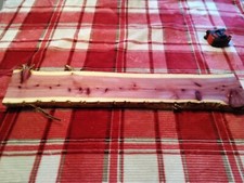 Knotty Eastern Red Cedar Live Edge Slab board. 2 Beautiful Sides. Lot 447