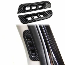 Carbon Fiber one-pillar air outlet exhaust vent Trim for Dodge Durango 2011-2022