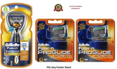~9 GILLETTE FUSION Proglide Power Flexball Razor Blades Refill Cartridges Shaver