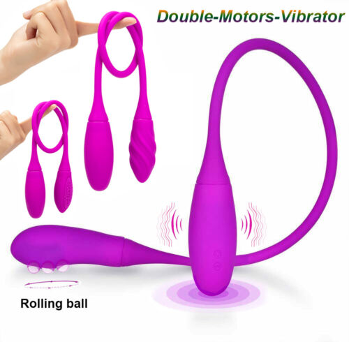 Vibrating Double Vibrator Bullet Dildo Anal Plug Sex Toys for Women Men Couples eBay photo photo