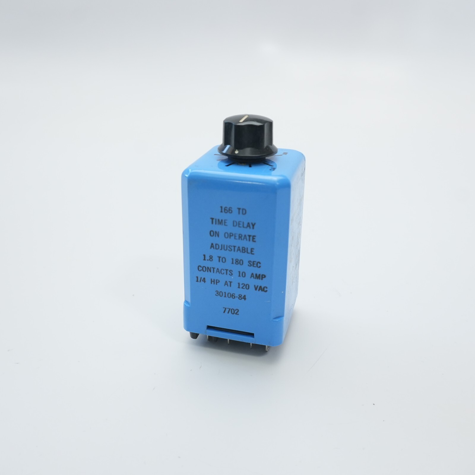 DELTROL 30102-82 166TD .6-60 SEC  120VAC 10A DPDT  Relay