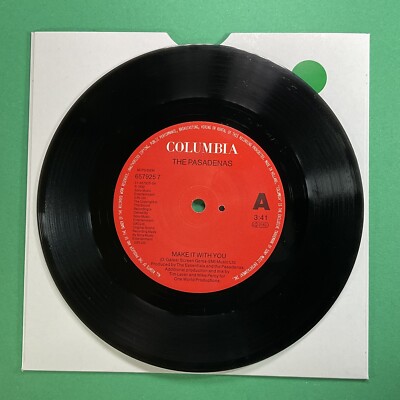 The Pasadenas, Make It With You,  7  Vinyl Single Record