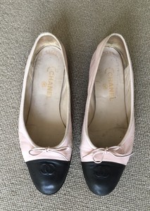 pastel pink flats