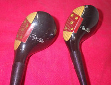Vintage Spalding Top-Flite Custom Made Pro Model 3  4 Wood USA Persimmon Nice 