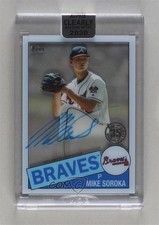 2020 Clearly Authentic 1985 Topps Baseball Michael Soroka Mike #TBA-MS Auto 19wd