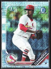 2019 Bowman #BCP-142 Genesis Cabrera Chrome Prospects Mojo Refractors