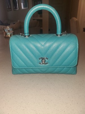 Chanel Teal Coco Handle