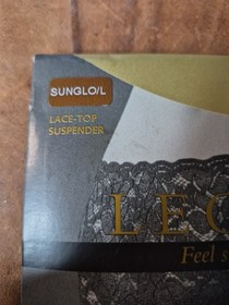 NIP VTG Fredericks of Hollywood Leg Ware, Lace Top  Suspender Stockings 