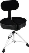 Ahead Spinal-G Drum Throne with Backrest - Black