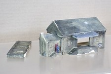 SD MOULDINGS N SCALE STONE PAINTED RAILWAY GOODS SHED 11on