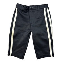 Y2K Juicy Couture Baby Track Pants Kids 3-6M Black White Side Stripes Joggers