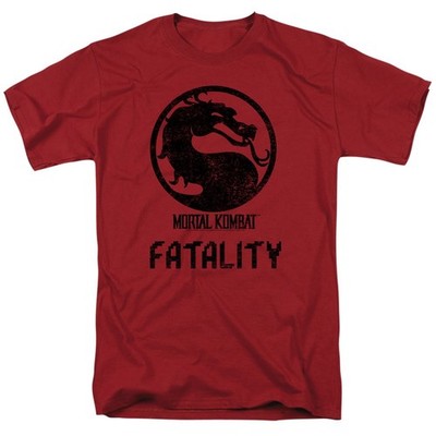 Mortal Kombat Fatality Men s T-Shirt S-3XL Officially Licensed Gaming Tee
