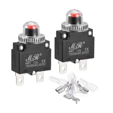 Circuit Overload Protector Kit 12A Push Butto...
