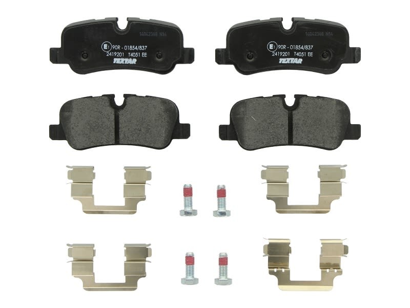 Plaquettes de frein TEXTAR DISCOVERY IV 5.0 V8 confort de freinage premium