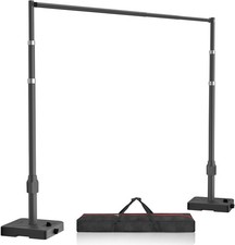 10x10ft Pipe and Drape Backdrop Stand Kit with Water Tank Base