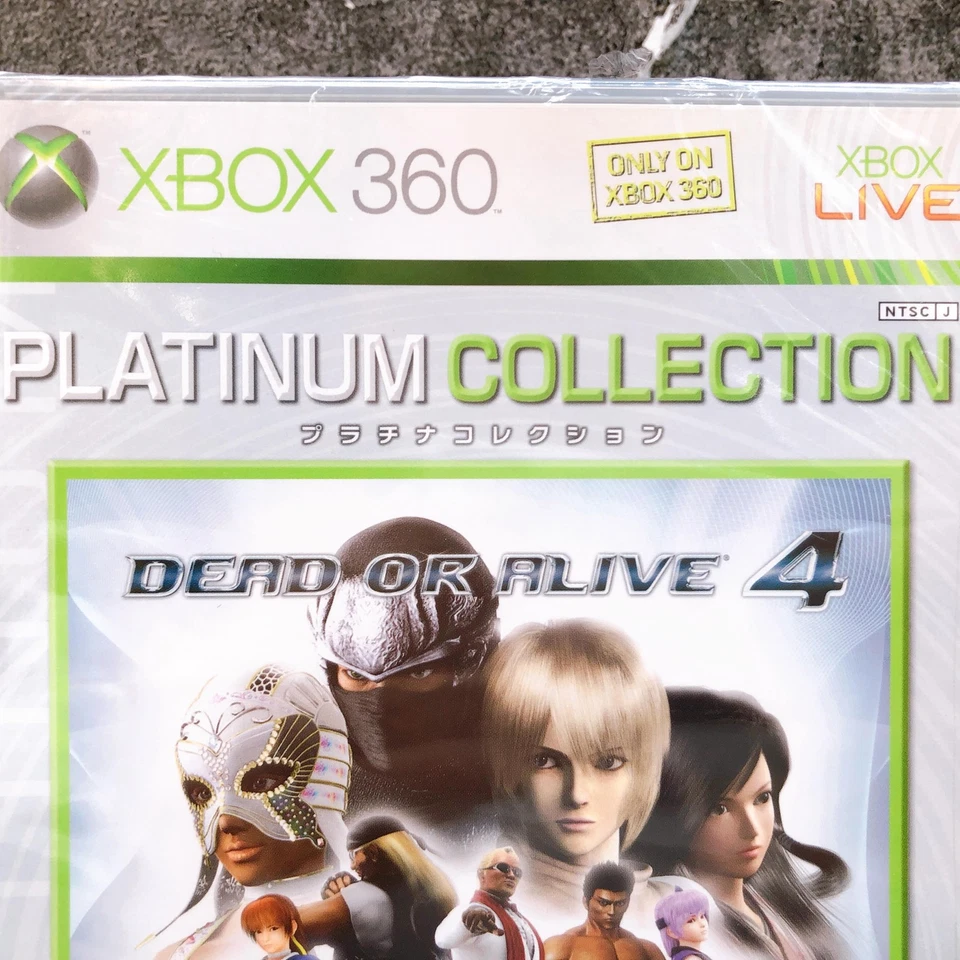 Microsoft Xbox 360 Dead or Alive 4 Platinum Collection Japan Game Sealed New - Image 2 of 4
