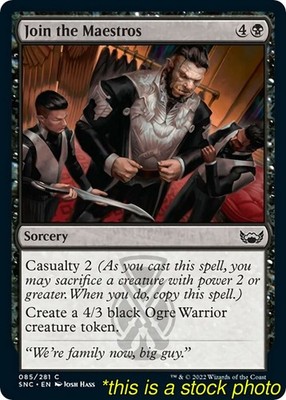 Join the Maestros Streets of New Capenna[SNC - 85] Common Lightly Played