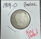 1909-O Barber Quarter, Key Date