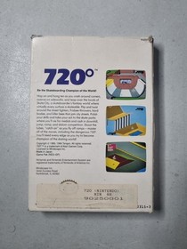 720&deg; Degrees (Nintendo NES, 1989) Game Cartridge & Box - No Manual
