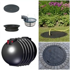 Erdtank Set mit Filter Zisterne Regenwassertank 10000 l inkl. Kranentladung