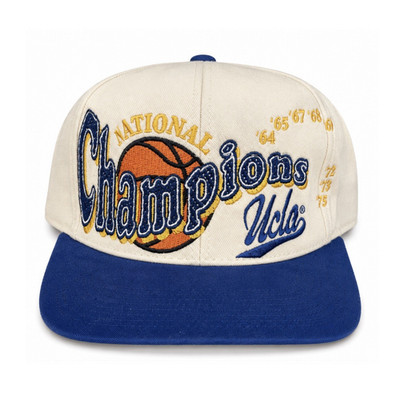Vintage UCLA Bruins National Champions Snapback Hat Original Tag Basketball 
