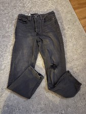 Levis Womens Jeans Black Size 27 Wedgie Straight Denim Stretch Cotton Blend