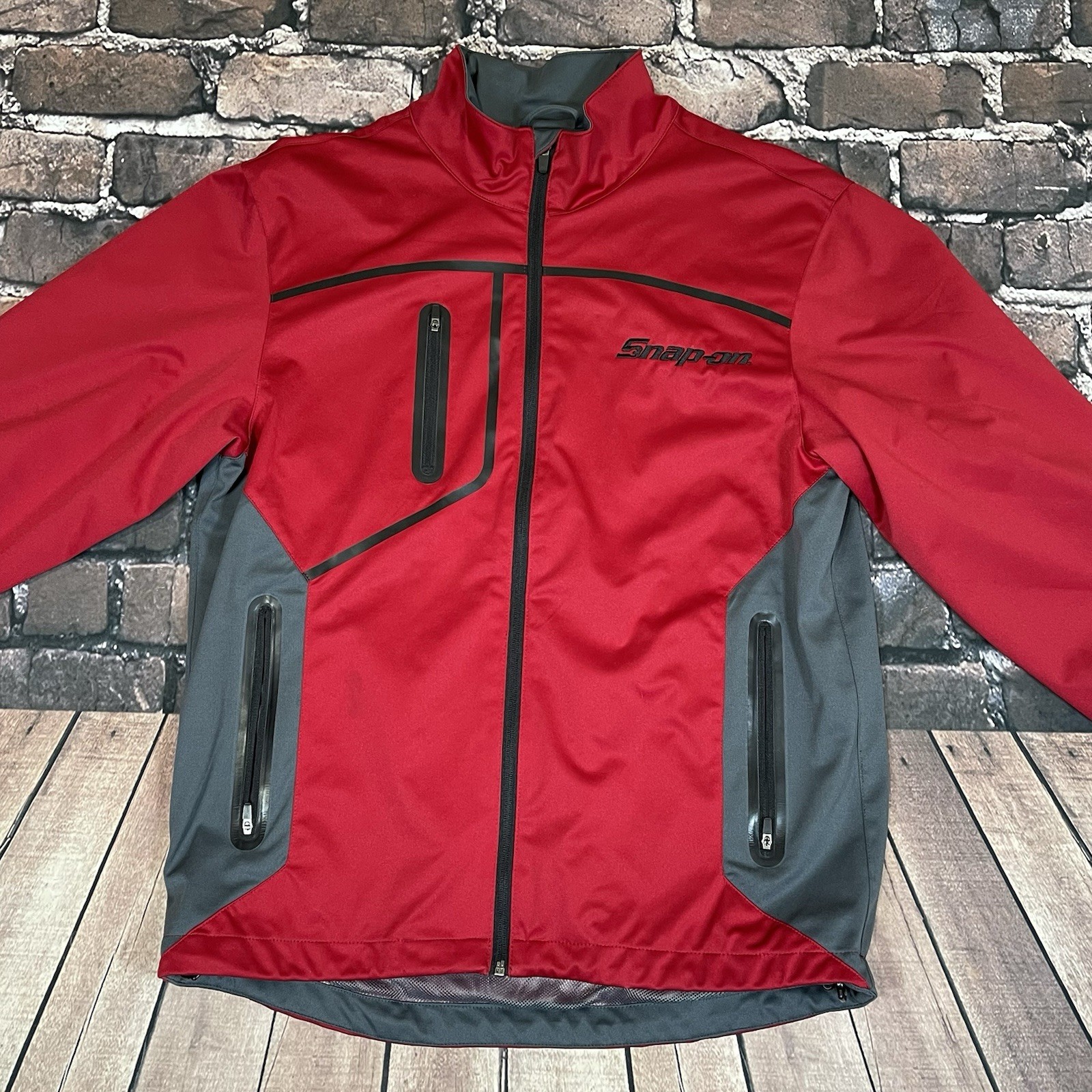 Snap-On Tools Full Zip Soft Shell Jacket Sweatshi… - image 3