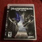Transformers The Game (PlayStation 3 PS3) Complete TESTED CIB PS3