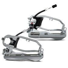 Yhtauto Set Of 2 Front Exterior Outside Door Handle Carrier For 2000-2006 Bmw