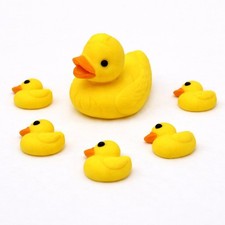 5 Little Ducks and Mommy Fondant Cake Topper – Edible Baby Birthday Decoration