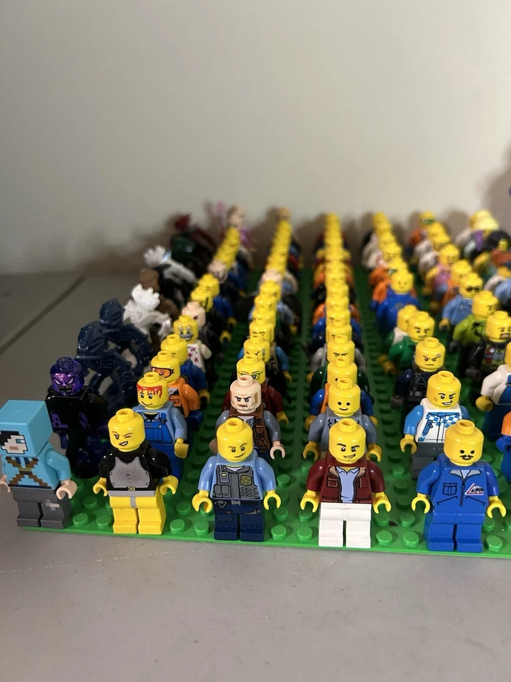Lot of 100+ LEGO Minifigures Minecraft Lego Technic Turtles Ninjago - Image 2 of 4