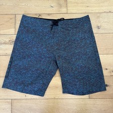 ION Board Shorts Men?s W36 XL Blue Grey Surfing Elements Swimwear Beach Summer