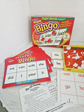 Sight Words BINGO Game for Kindergarten Learn to Read Card Game up to 36 players