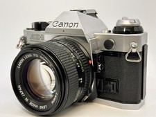  NEAR MINT Canon AE-1 Program Film Camera New FD 50mm F1.4 Lens From JAPAN