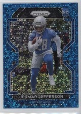 2021 Panini Prizm Rookie No Huddle Blue Prizm 33/79 Jermar Jefferson #404 lz7