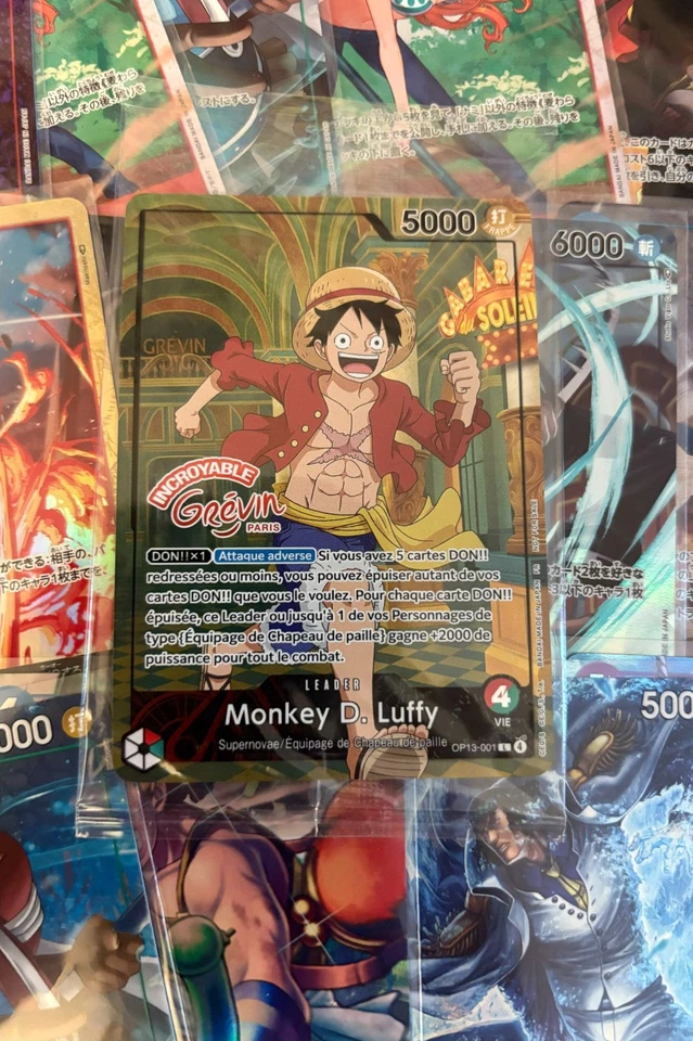 Luffy musee grevin + carte a l'unité 🔥