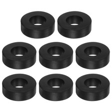 8pc Rubber Spacer 2" OD 1" ID 0.6" Thick Neoprene Anti-Vibration Isolation Pad