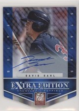 2012 Elite Extra Edition Status Blue Die-Cut Signatures /50 David Dahl Auto 3g7
