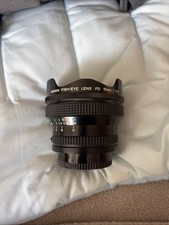 Canon FD 15mm f/2.8 Fish-Eye Lens Ultra Wide Manual Focus + Front & Rear Caps