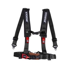 4-Point Latch and Link Safety Harness 2" with Ultra Soft 4 Point-2" Black