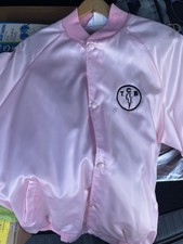 Elvis Presley Fan Club WestArk Jacket XL Pink Satin Vintage Rockabilly Coll.