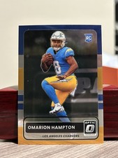 2025 Panini Donruss Optic 2015 Retro Insert Omarion Hampton #6 Chargers (RC)