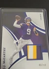2025 Panini J.J. McCarthy Base (Raw)