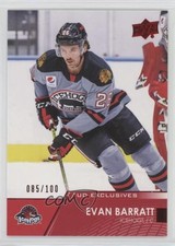 2021-22 Upper Deck AHL Exclusives 85/100 Evan Barratt #90 0uu5