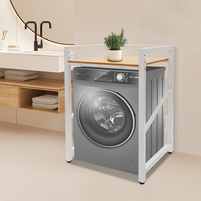 Heavy Duty Washer Dryer Stacking Rack Standing Storage Shelf Wash Machine Frame