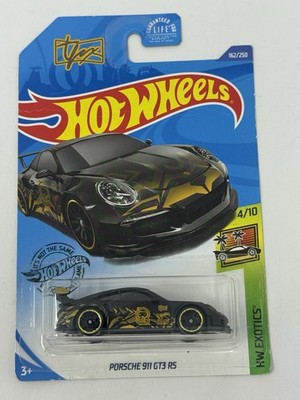 Hot Wheels Exotics Black Porsche 911 GT3 RS Tanner Fox #162 A18 | eBay
