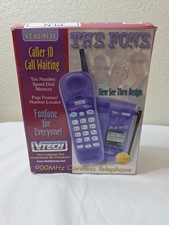 VTech VT 02 9121 Translucent Purple cordless phone Y2K 90s