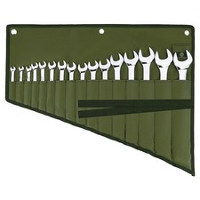 16 Pockets Wrench Roll Organizer Wrench Pouch Roll up with Water Proof Oxford Cl