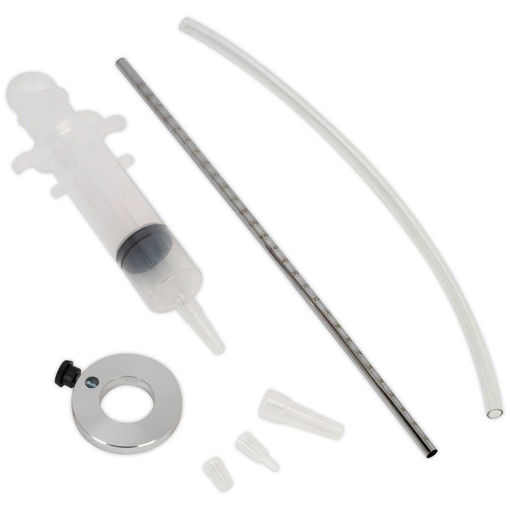 Sealey Motorcycle Fork Oil Level Gauge with Top-Up Syringe