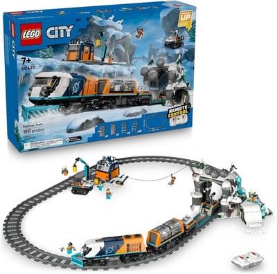 LEGO City Arctic Polar Express Train 60470 RC Train Set w/ 6 Figures